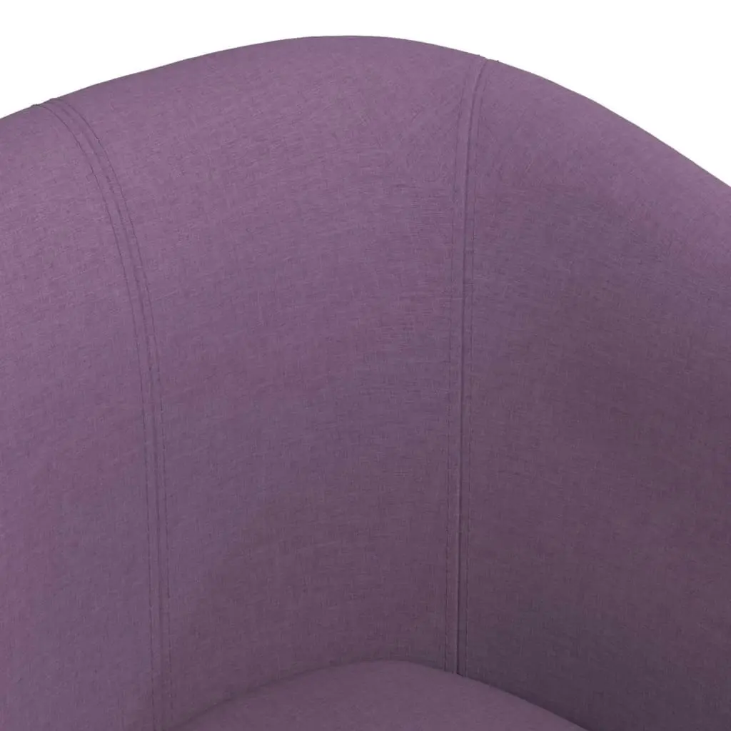 Tub Chair Purple Fabric 356433