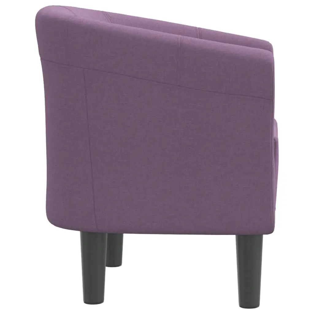 Tub Chair Purple Fabric 356433