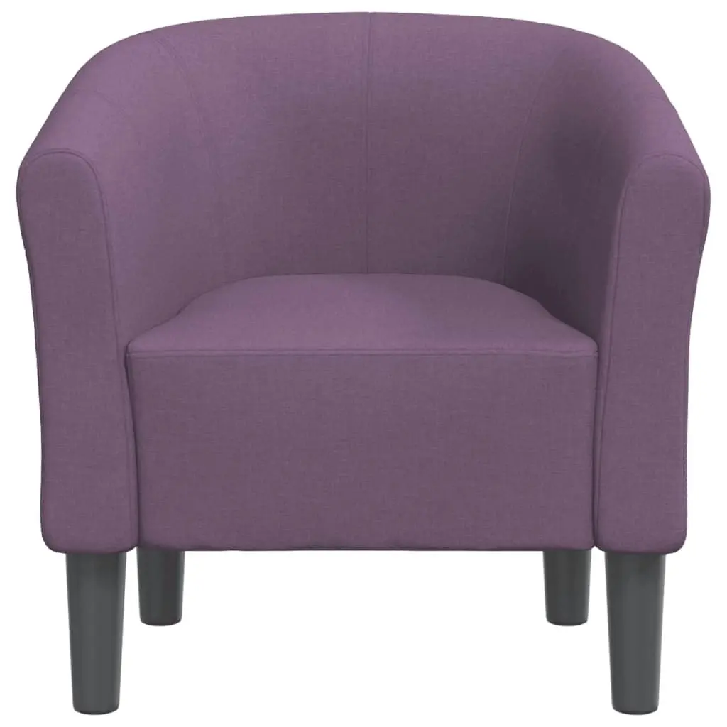 Tub Chair Purple Fabric 356433