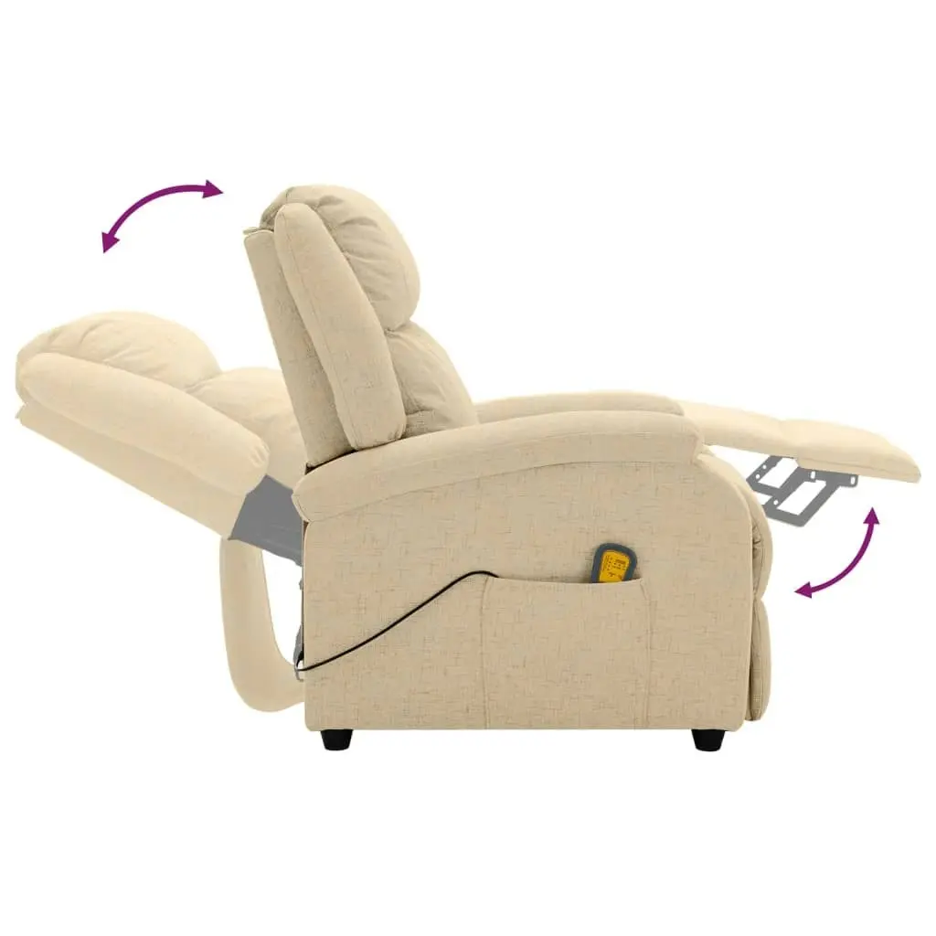 Massage Chair Cream Fabric 322463