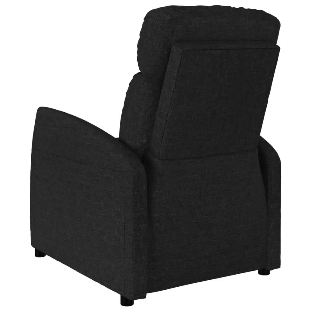 Massage Chair Black Fabric 348339