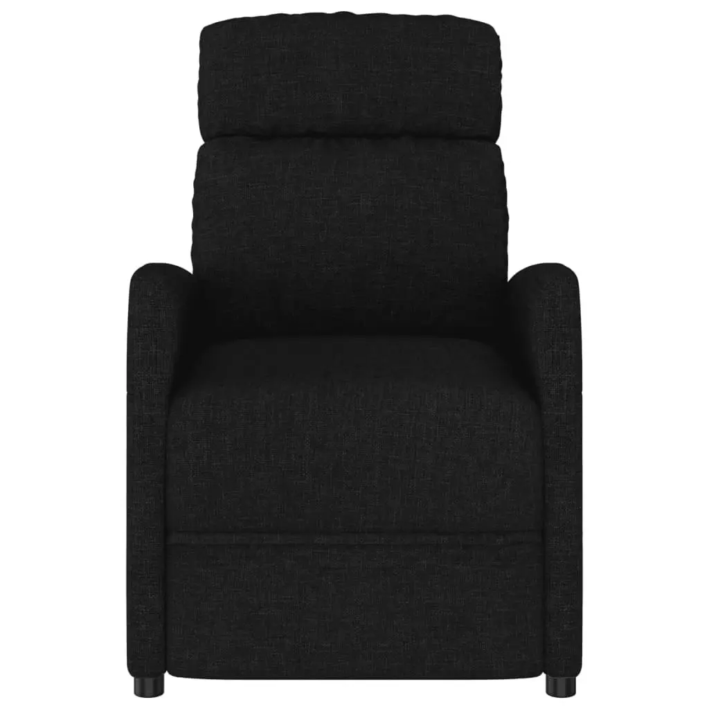 Massage Chair Black Fabric 348339