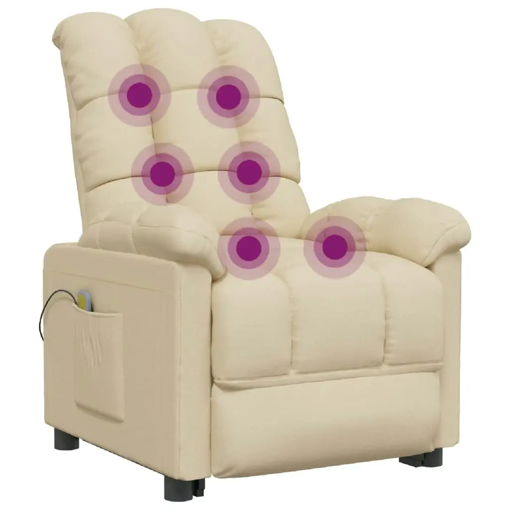 Massage Chair Cream Fabric 342742