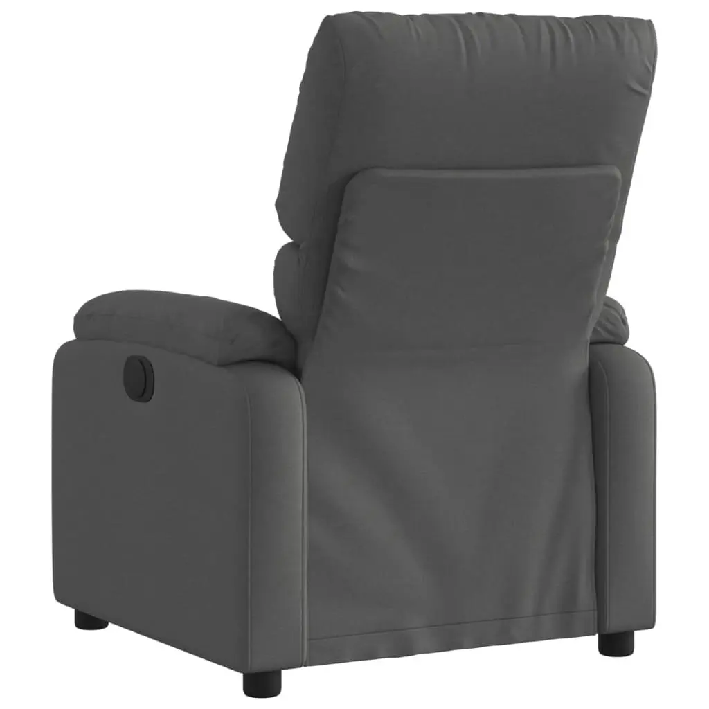 Recliner Chair Dark Grey Fabric 3205681