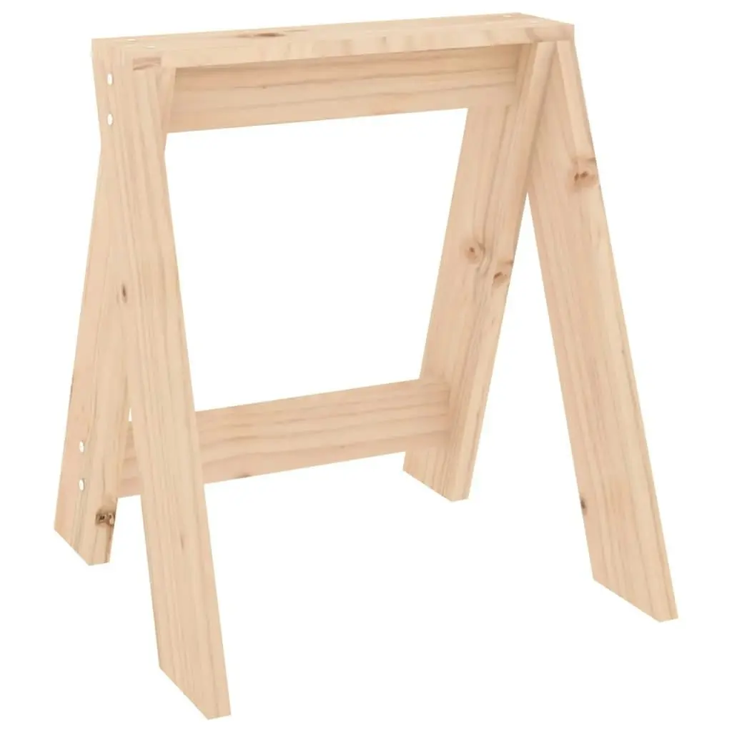 Stools 2 pcs 40x40x45 cm Solid Wood Pine 823659