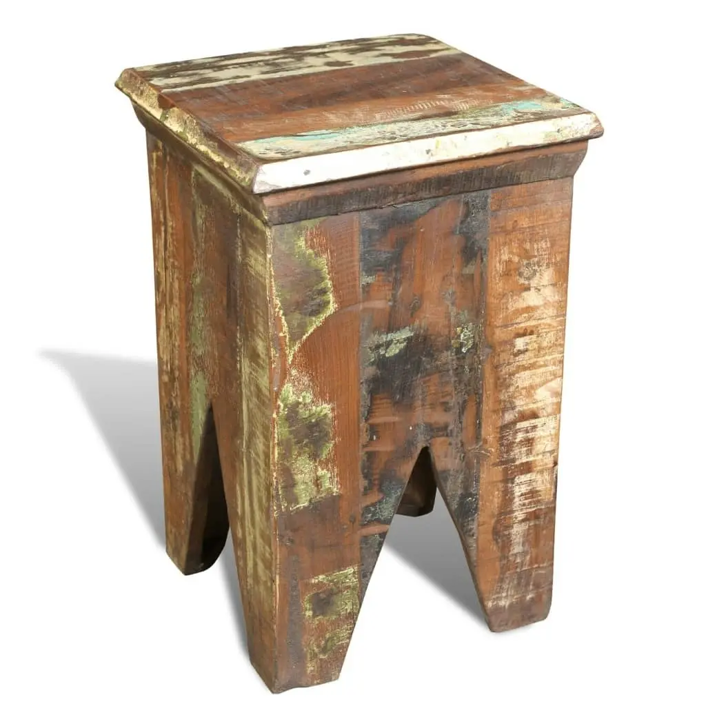 Stool Solid Reclaimed Wood 240951