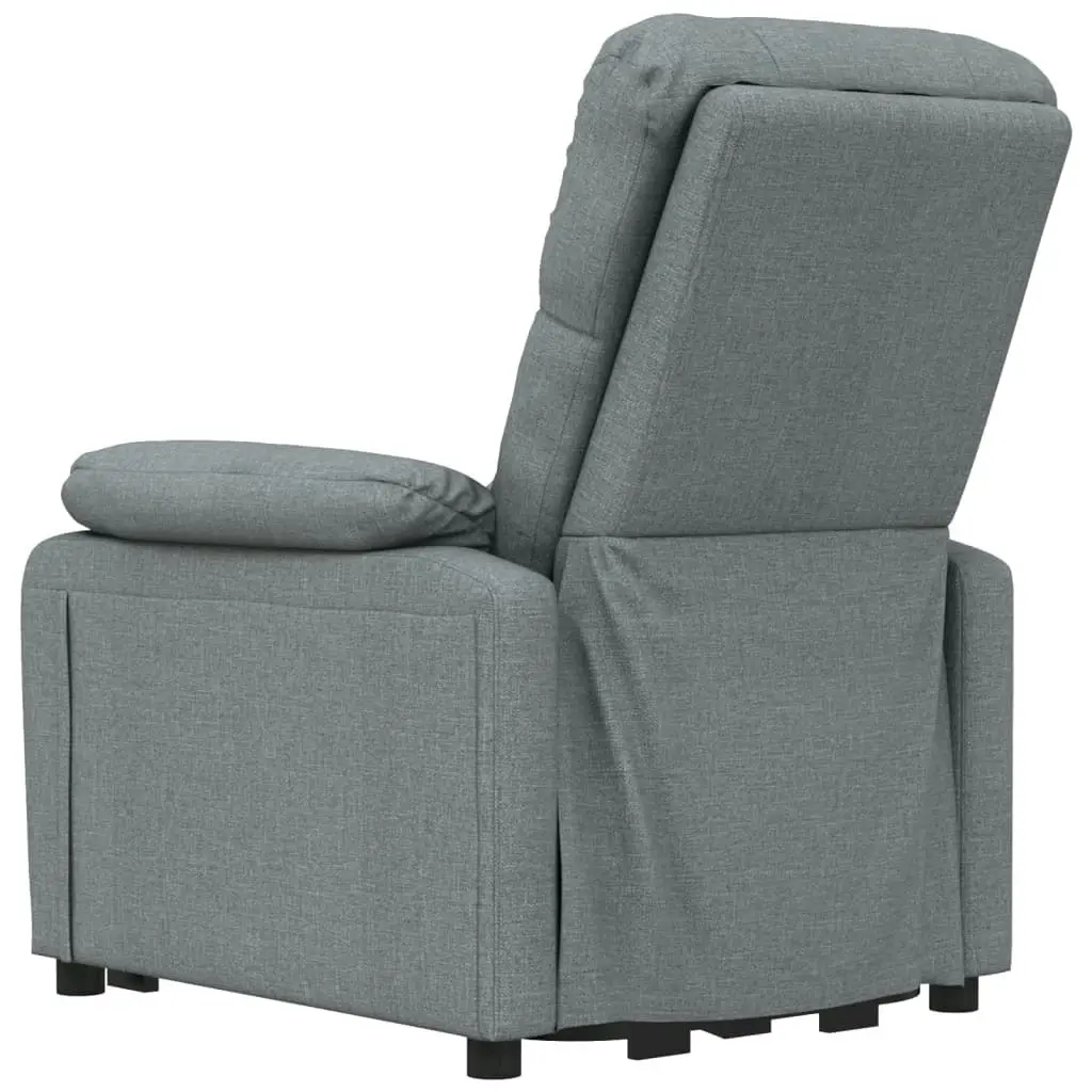 Stand up Massage Chair Dark Grey Fabric 3152164