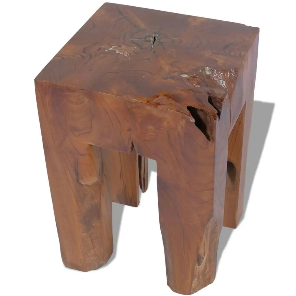 Stool Solid Teak Wood 243471