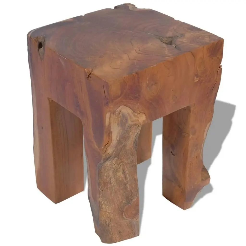 Stool Solid Teak Wood 243471