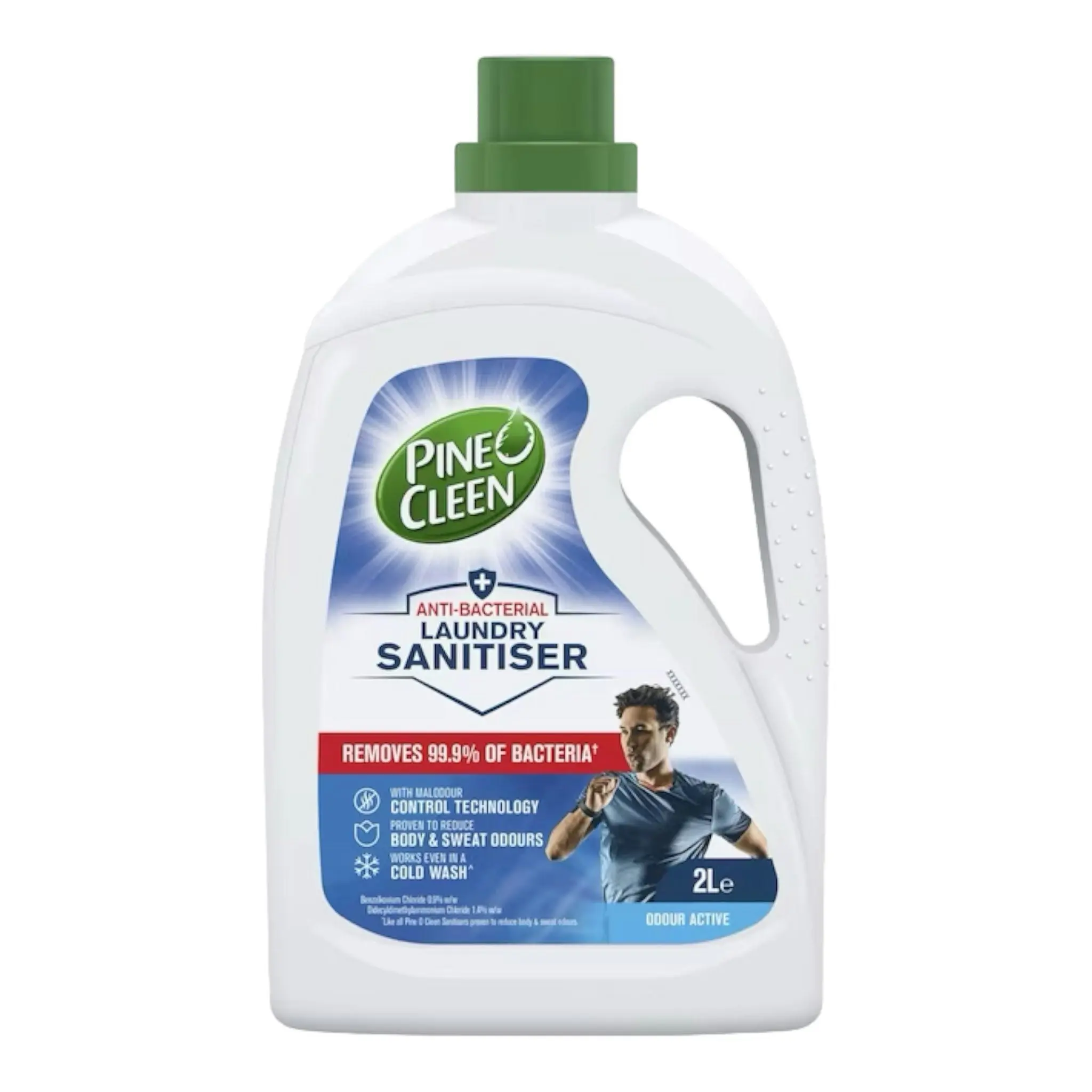 Pine O Cleen Odour Active Front & Top Loader Anti-Bacterial Laundry Sanitiser 2L