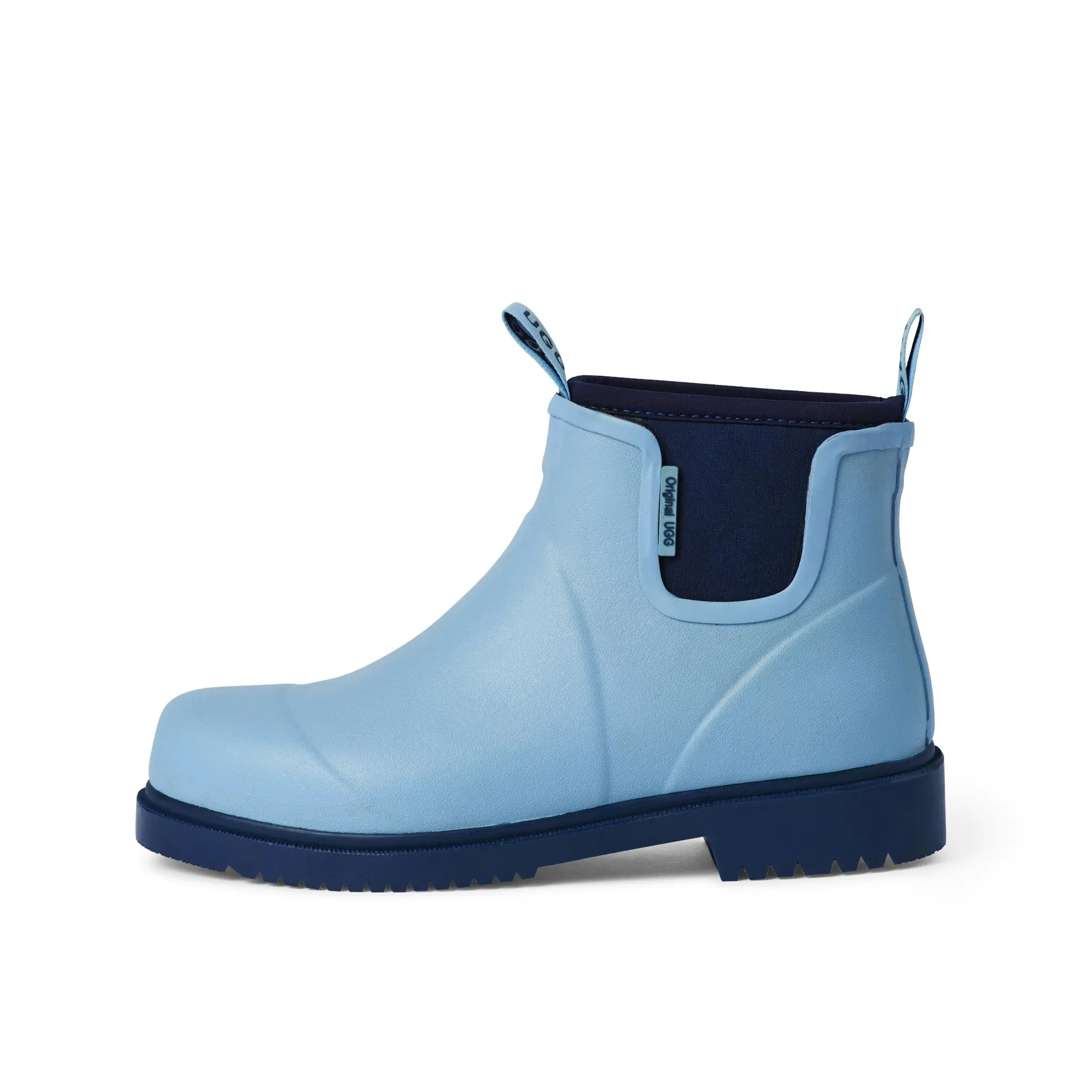 Pettie Gumboot Light Blue & Navy