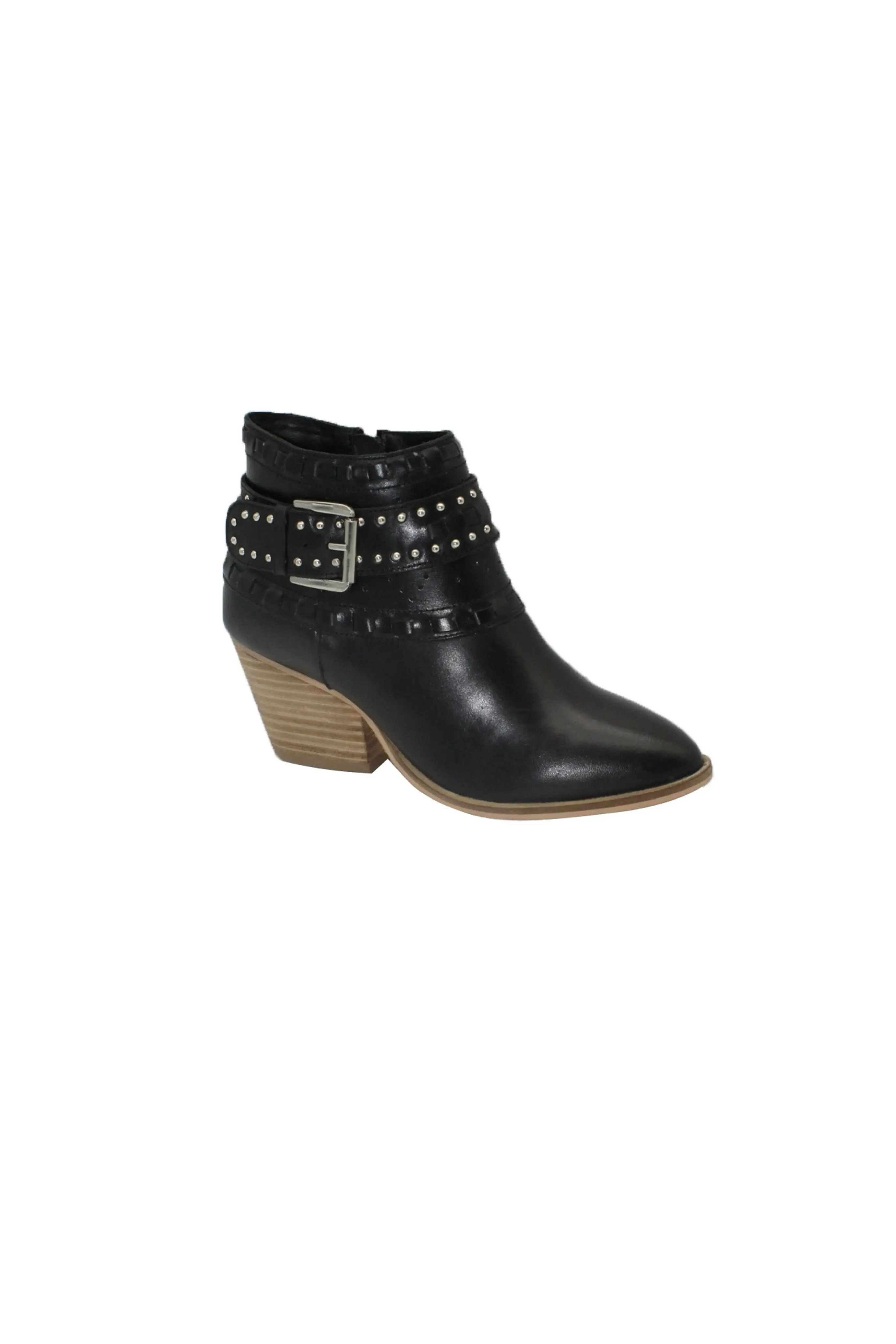 Temp Leather Ankle Boot Black