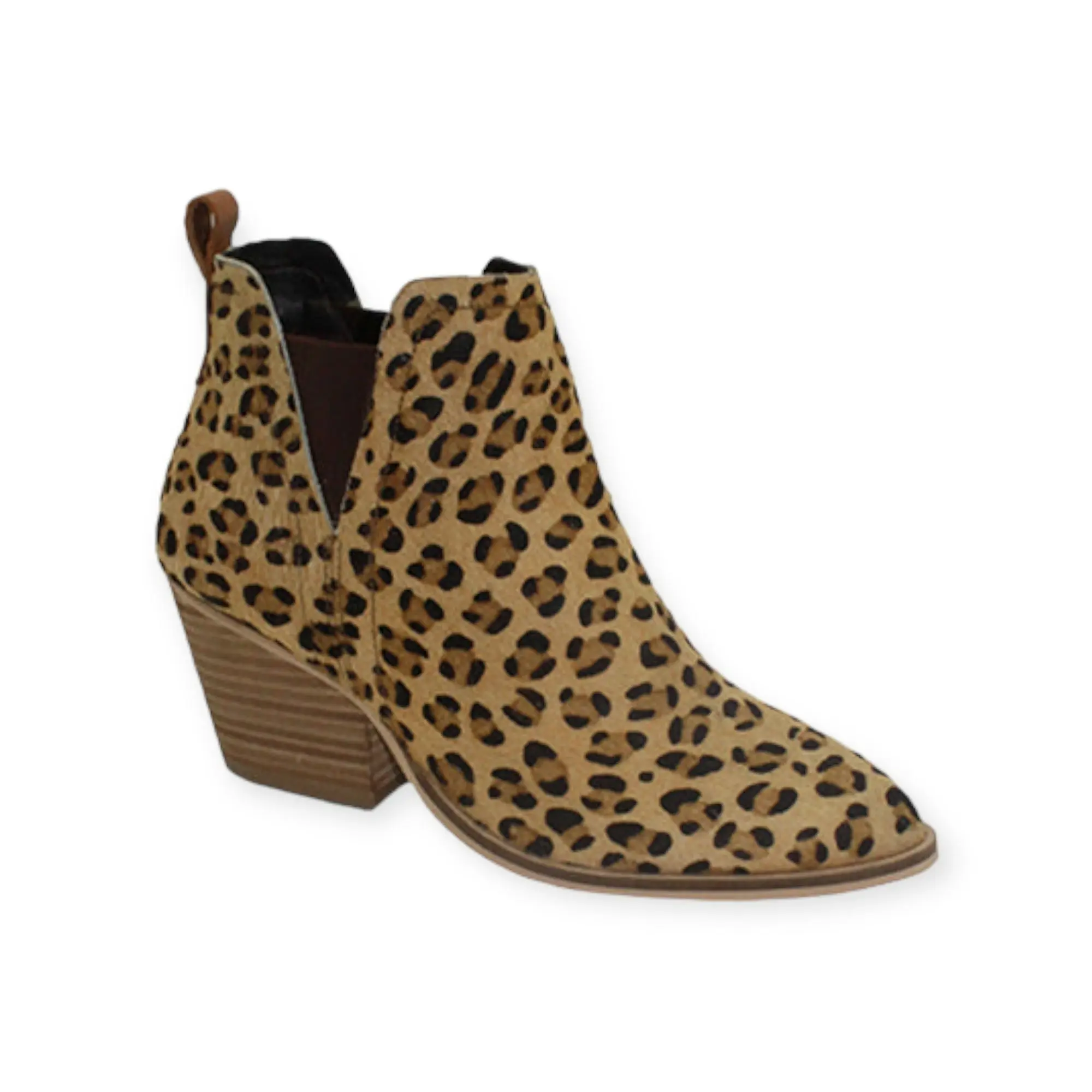 Thea Leather Ankle Boot Jungle Leopard