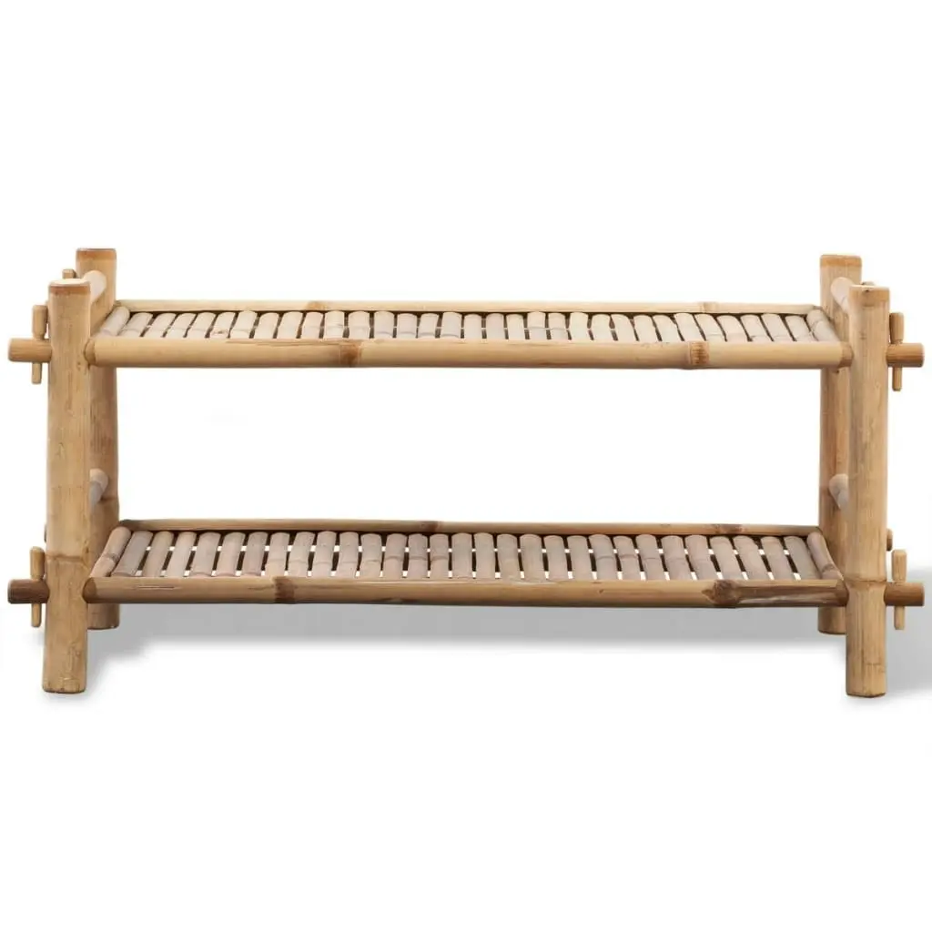 2-Tier Bamboo Shoe Rack 242490