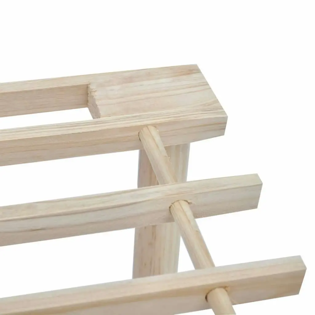 3-Tier Shoe Racks 2 pcs Solid Fir Wood 241065