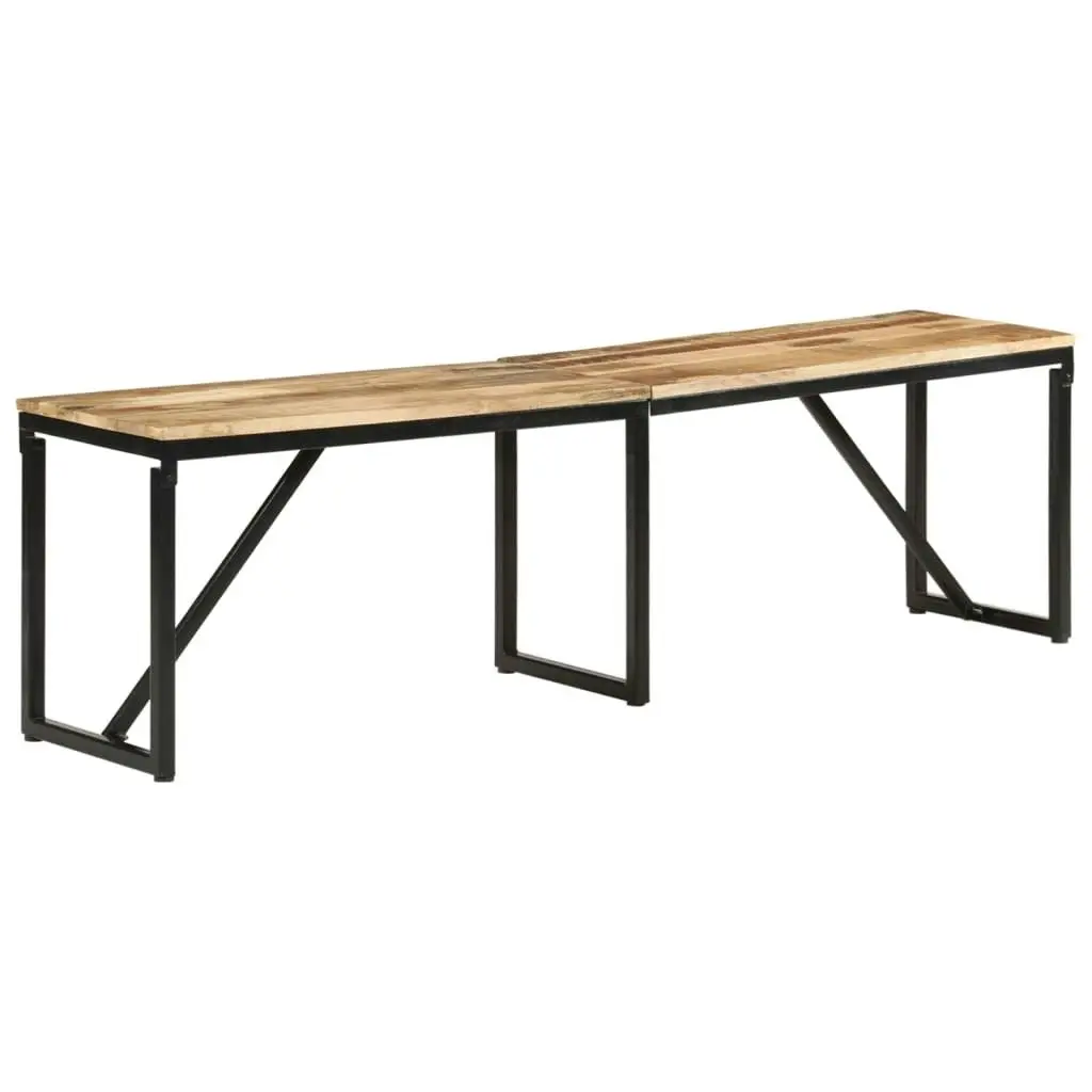 Bench 160x35x46 cm Solid Wood Mango 351683