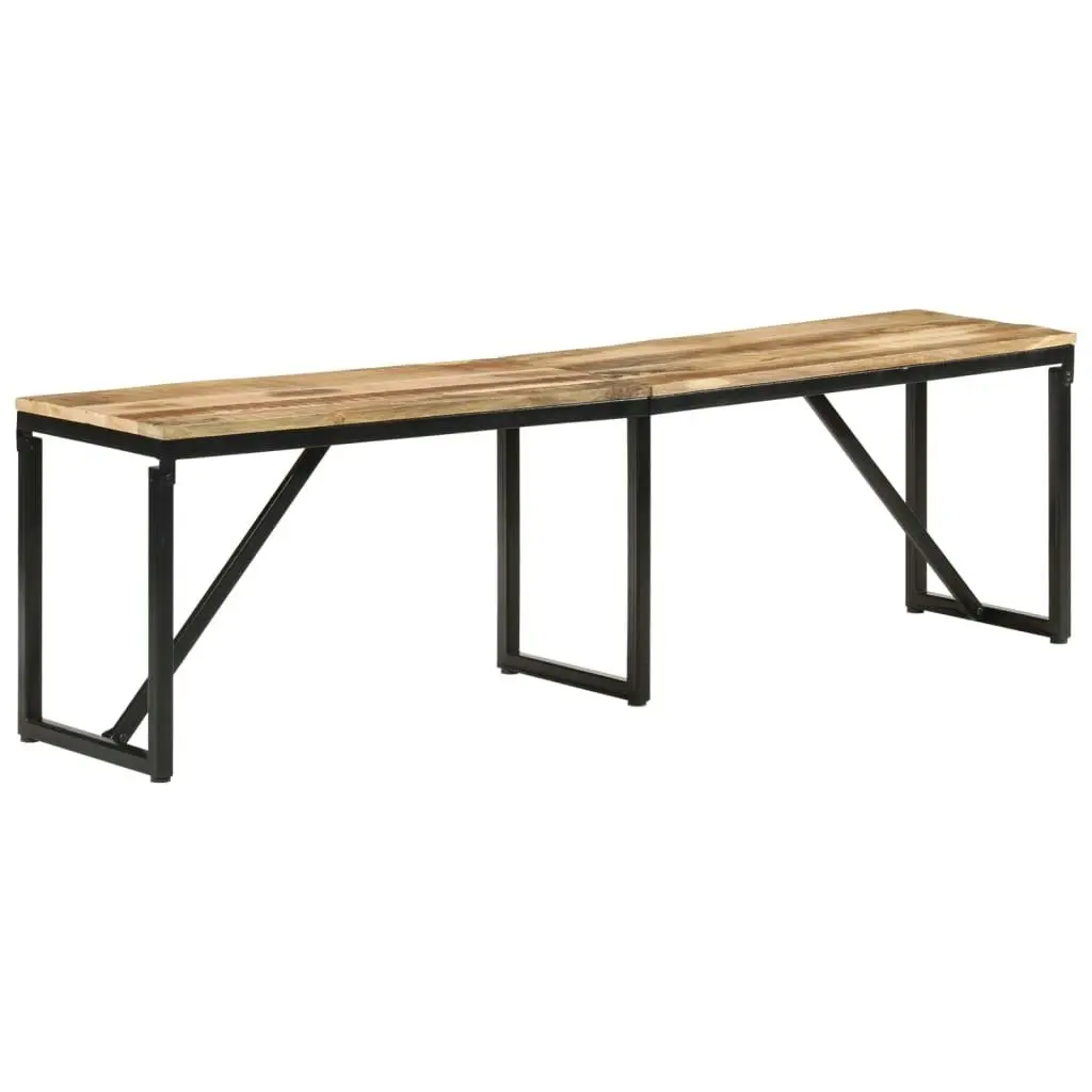 Bench 160x35x46 cm Solid Wood Mango 351683