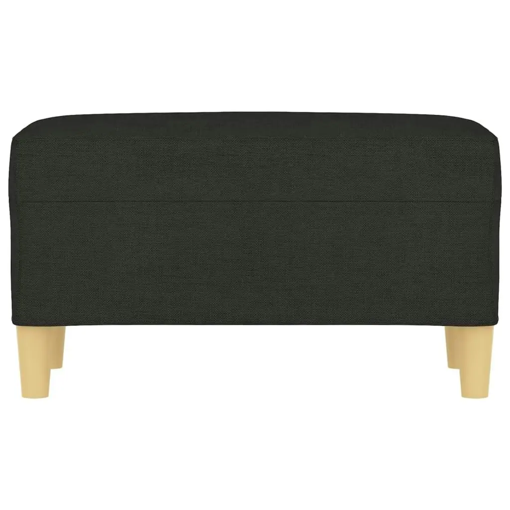 Bench Black 70x35x41 cm Fabric 349371