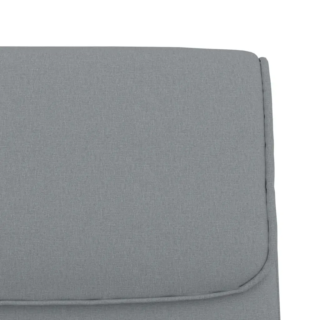 Bench Light Grey 100x64x80 cm Fabric 351351