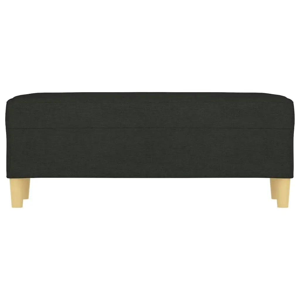 Bench Black 100x35x41 cm Fabric 349379