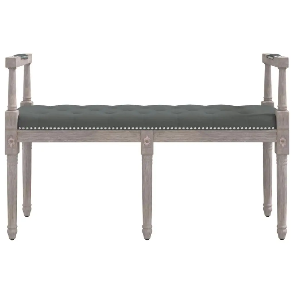 Bench Dark Grey 110x40x70 cm Fabric 344423