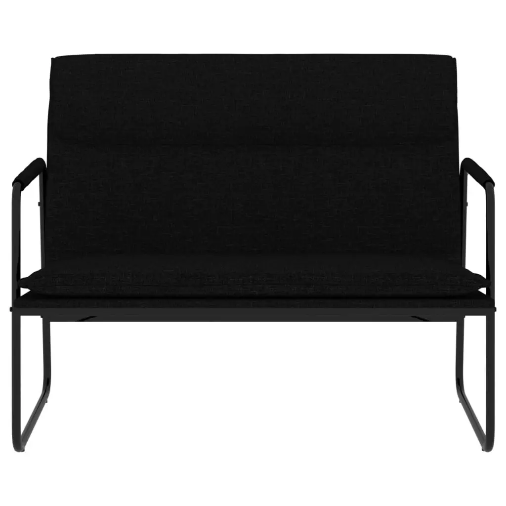 Bench Black 100x64x80 cm Fabric 351353