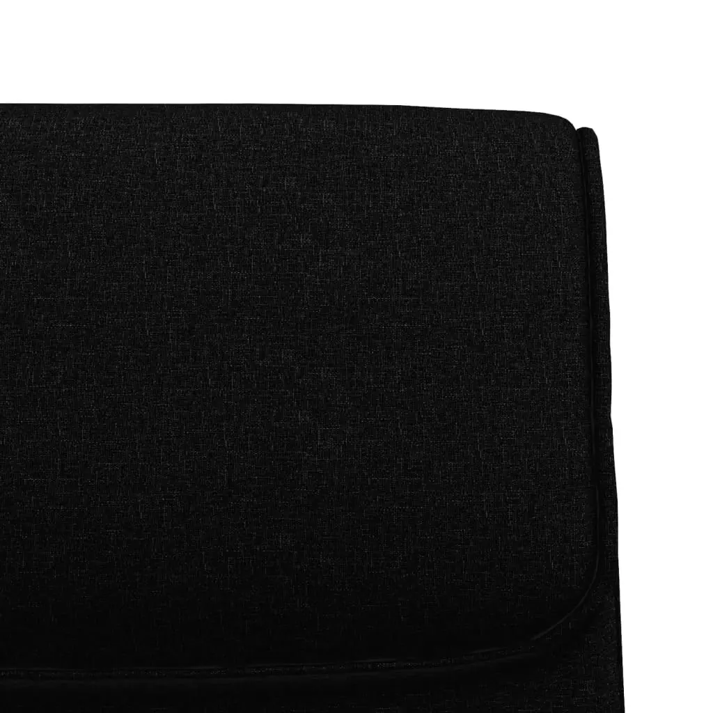 Bench Black 100x64x80 cm Fabric 351353