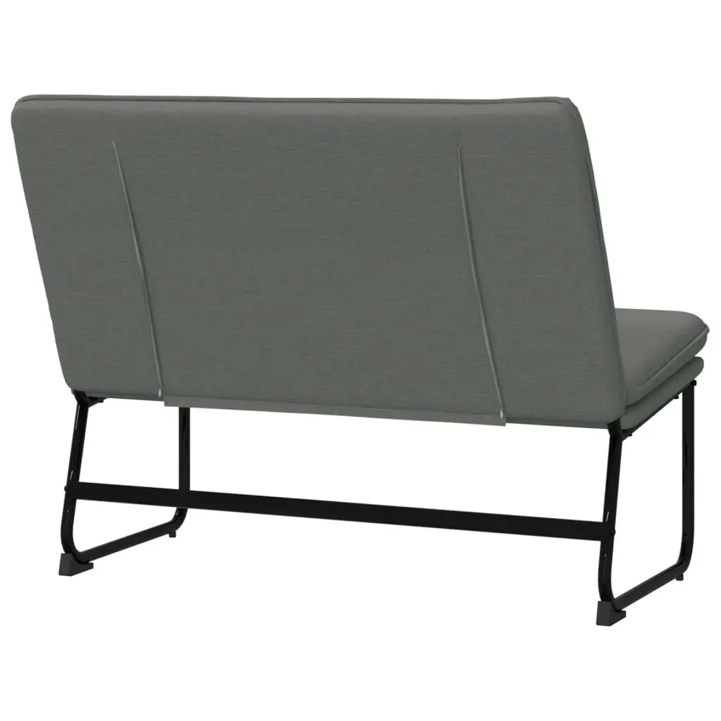 Bench Dark Grey 100x75x76 cm Fabric 351322