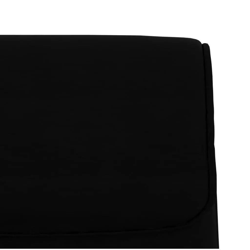 Bench Black 100x64x80 cm Faux Leather 351366