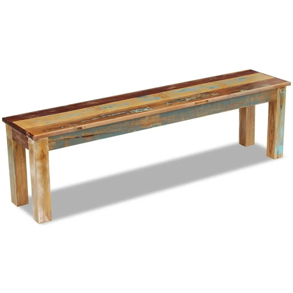 Bench Solid Reclaimed Wood 160x35x46 cm 243327