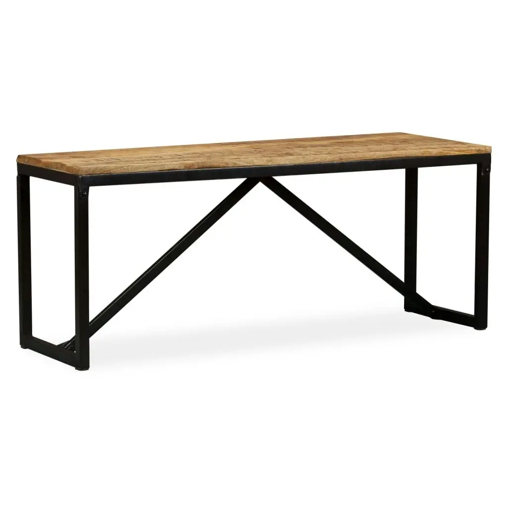 Bench Solid Mango Wood 110x35x45 cm 244902