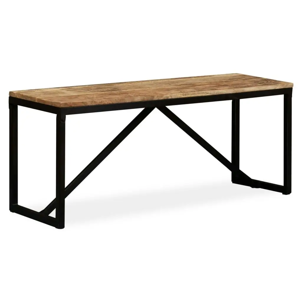 Bench Solid Mango Wood 110x35x45 cm 244902