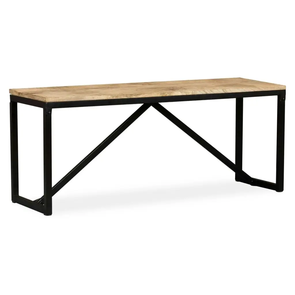 Bench Solid Mango Wood 110x35x45 cm 244902