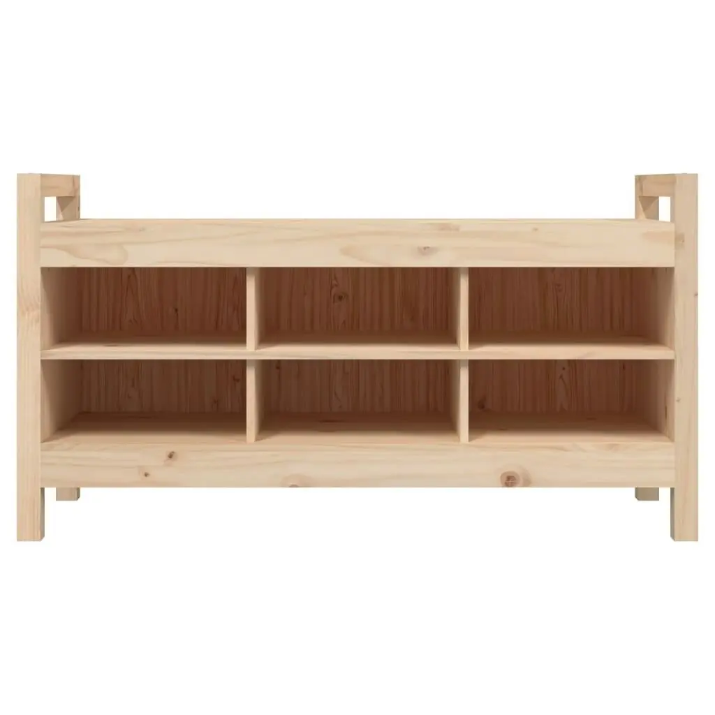 Hall Bench 110x40x60 cm Solid Wood Pine 821789