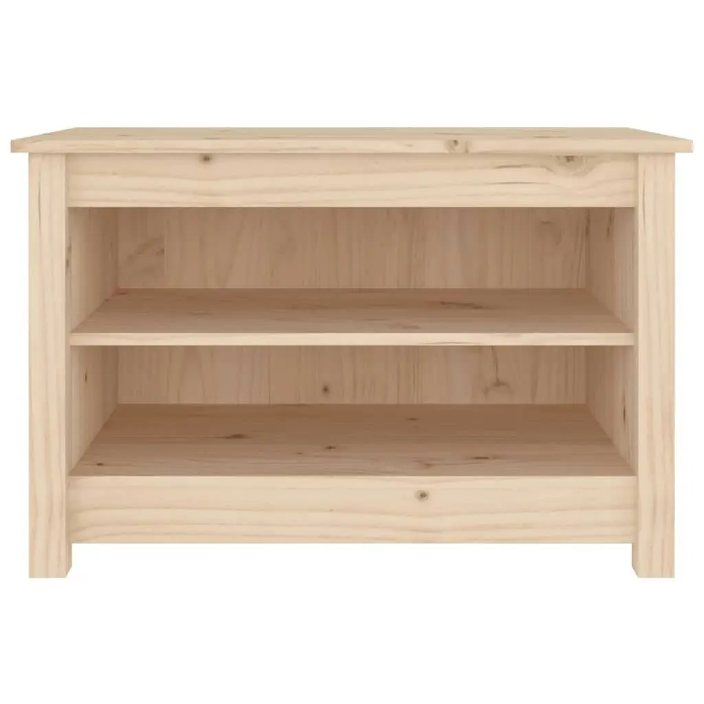 Shoe Bench 70x38x45.5 cm Solid Wood Pine 813769