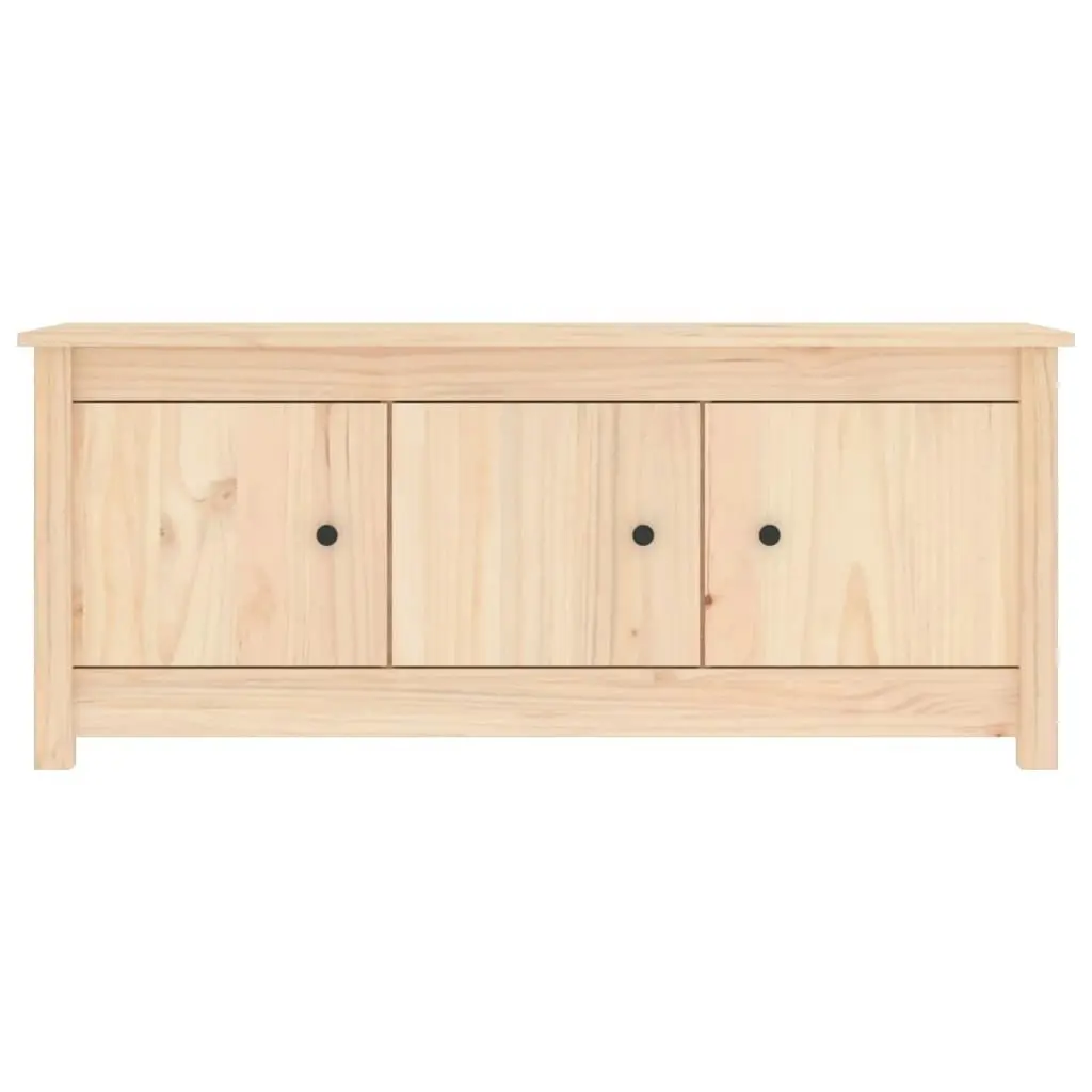 Shoe Cabinet 110x38x45.5 cm Solid Wood Pine 814599