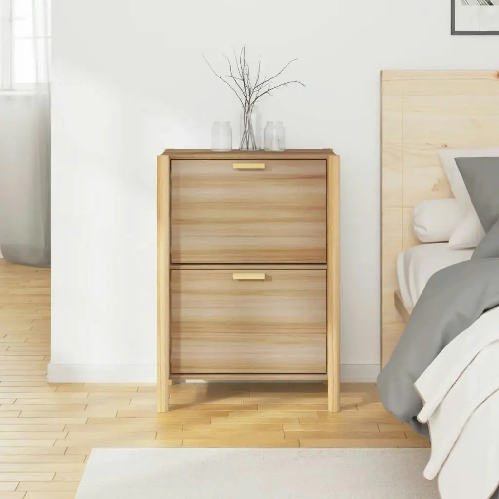 Shoe Cabinet 57.5x33x80 cm Engineered Wood 345686