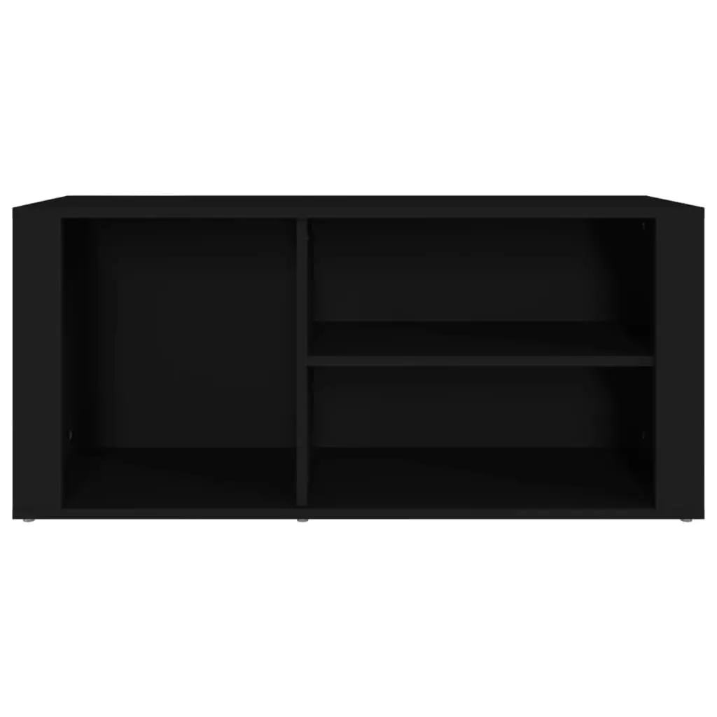 Shoe Cabinet Black 100x35x45 cm Engineered Wood 816921