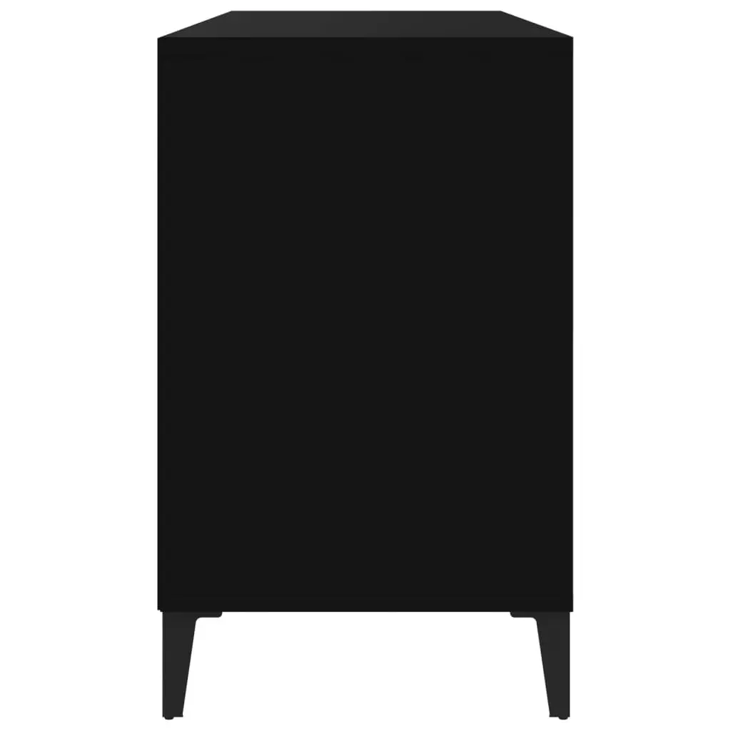 Shoe Cabinet Black 102x36x60 cm Engineered Wood 819749