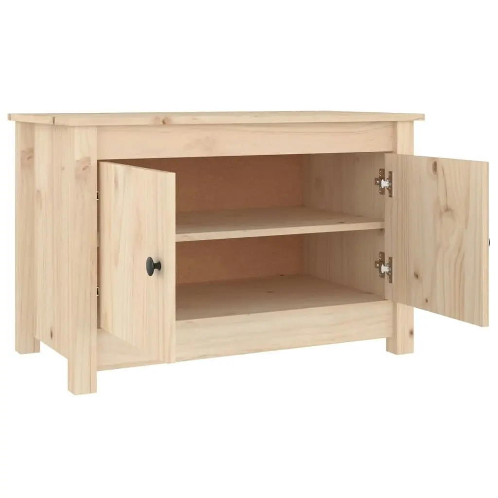 Shoe Cabinet 70x38x45.5 cm Solid Wood Pine 813779