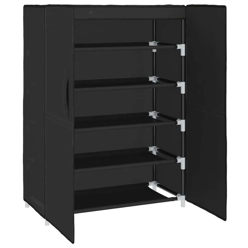 Shoe Cabinet Black 60x28x90 cm Fabric 337261