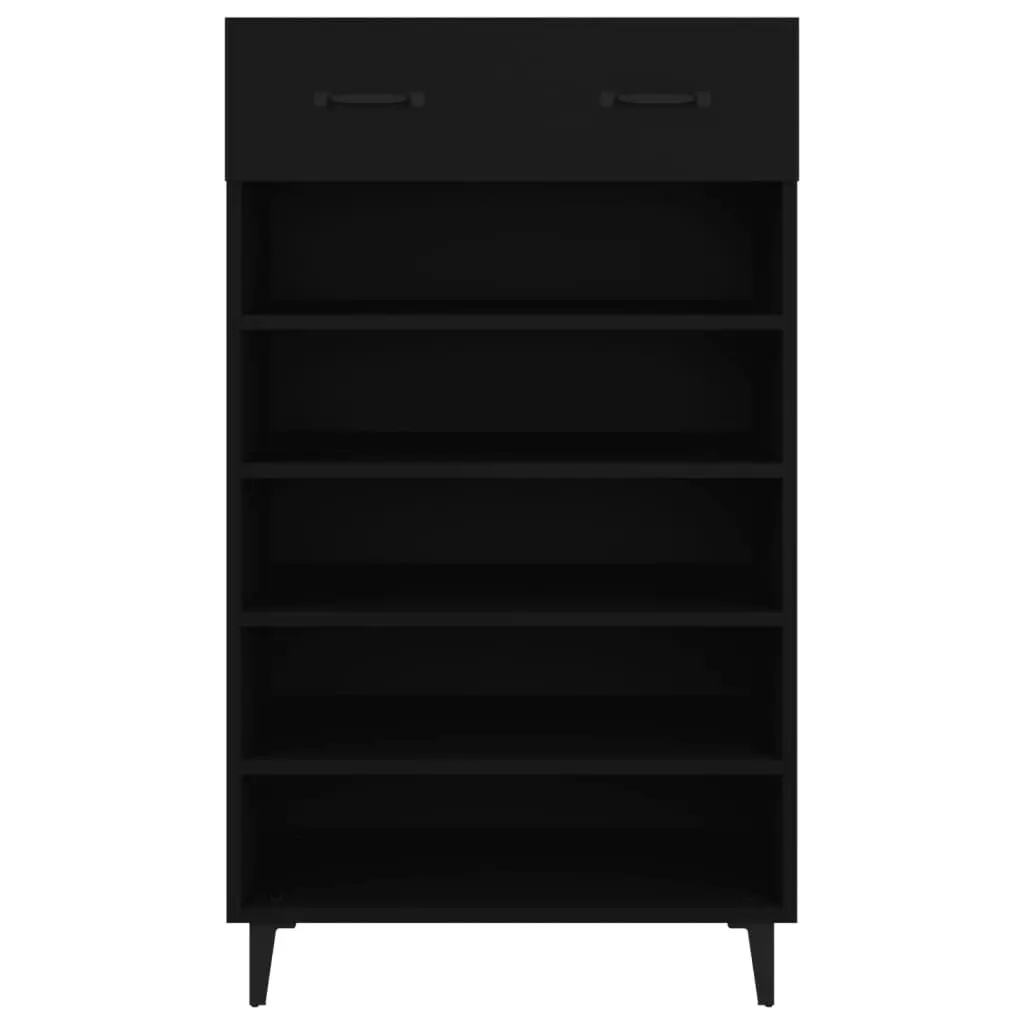 Shoe Cabinet Black 60x35x105 cm Engineered Wood 812790