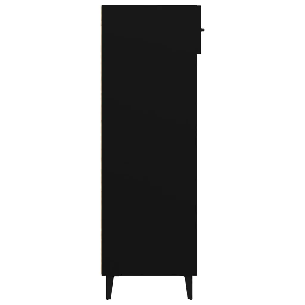 Shoe Cabinet Black 60x35x105 cm Engineered Wood 812790