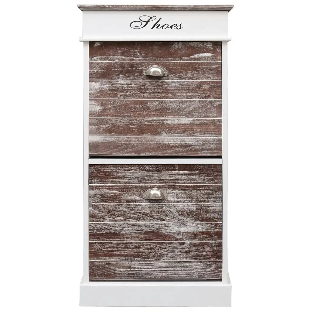 Shoe Cabinet Brown 50x28x98 cm Paulownia Wood 284088