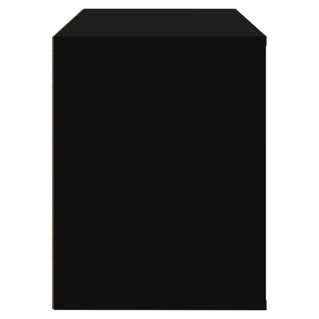 Shoe Cabinet Black 80x35x45 cm Engineered Wood 816753