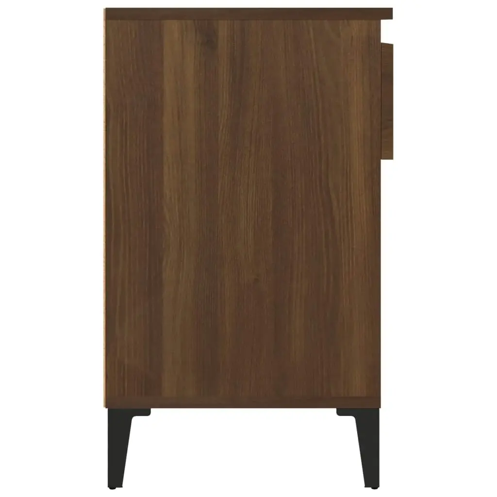 Shoe Cabinet Brown Oak 102x36x60 cm Engineered Wood 821219