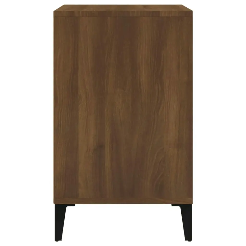 Shoe Cabinet Brown Oak 102x36x60 cm Engineered Wood 819739