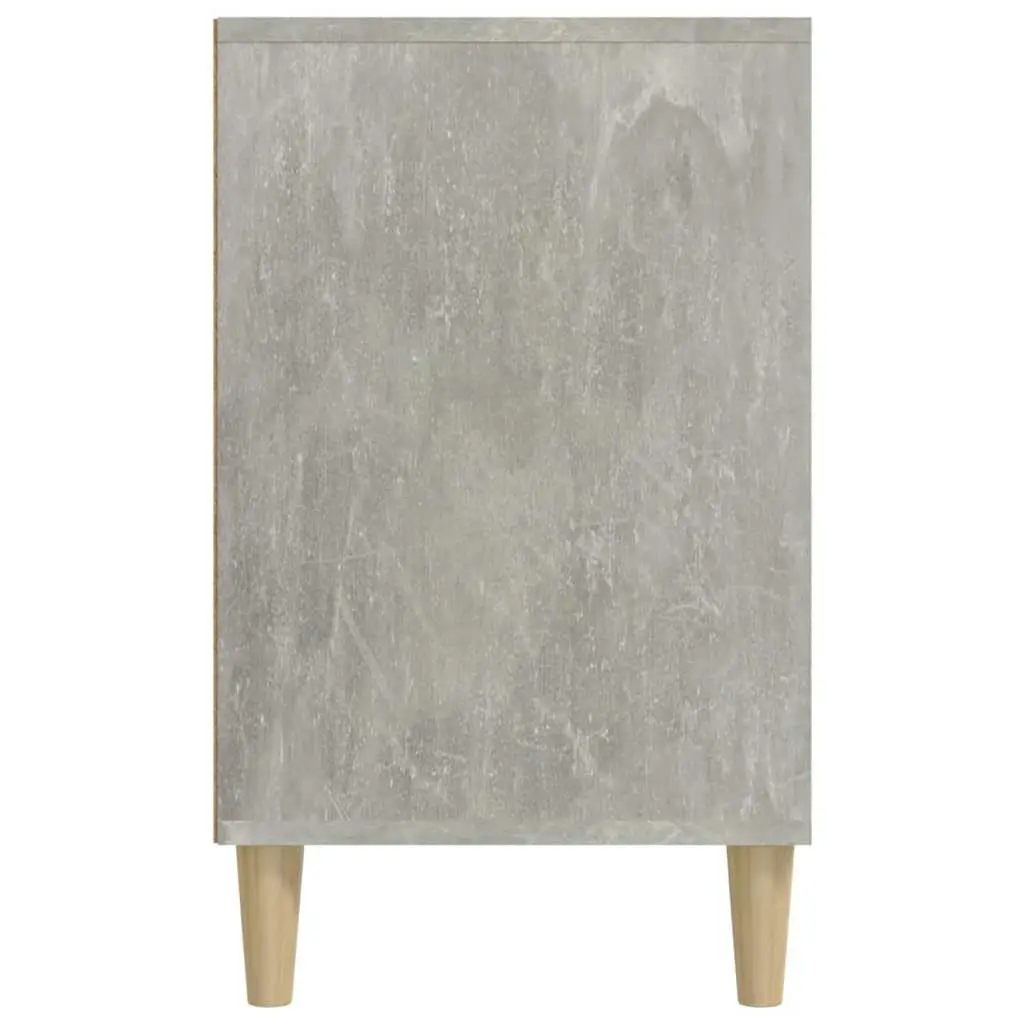 Shoe Cabinet Concrete Grey 102x36x60 cm Engineered Wood 819728