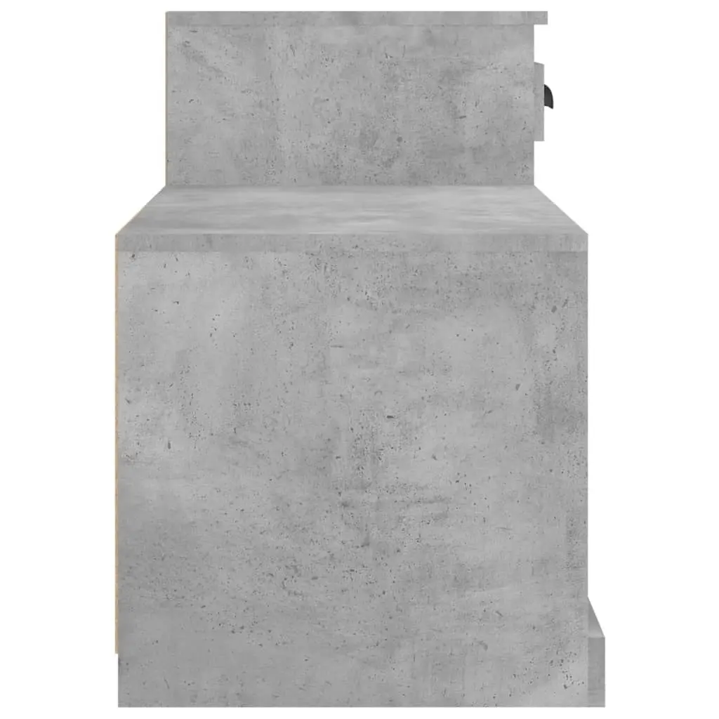 Shoe Cabinet Concrete Grey 100x42x60 cm Engineered Wood 816420