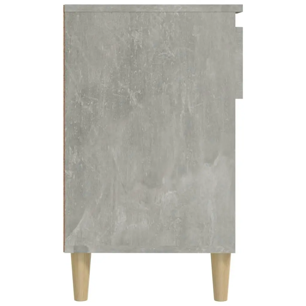 Shoe Cabinet Concrete Grey 102x36x60 cm Engineered Wood 821208